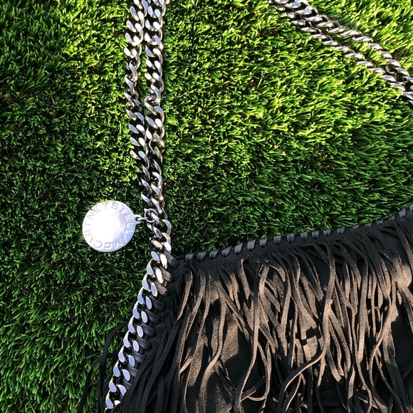 Stella McCartney Eco Suede Fringe Falabella Tote - Picture 3 of 6